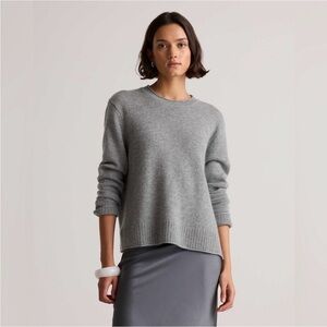 NWT Quince Mongolian Cashmere Boxy Crewneck Sweater